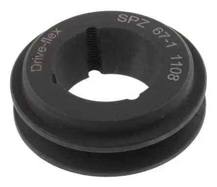 Produktfoto 1 von RS PRO Gusseisen, Stahl Riemenscheiben-, Bohrung 28 mm