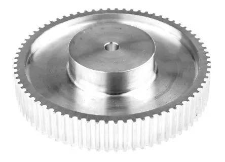 Produktfoto 1 von RS PRO Aluminium Zahnriemenscheibe 15 mm, 72 Zähne / Teilung 5 mm, Bohrung 8 mm