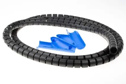 Produktfoto 1 von Essentra Spiral-Kabelumwicklung / 50.8 mm Polyethylen Schwarz bis 50.8 mm