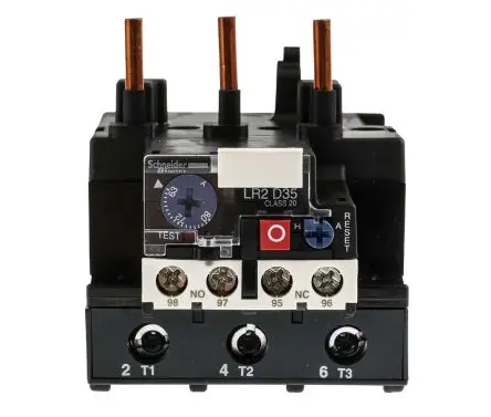 Produktfoto 1 von Schneider Electric TeSys Thermisches Überlastrelais, / 63A, 80 A 37 kW 1 Schließer/1 Öffner, 6kV / 80A 3P, 121 mm x 75mm