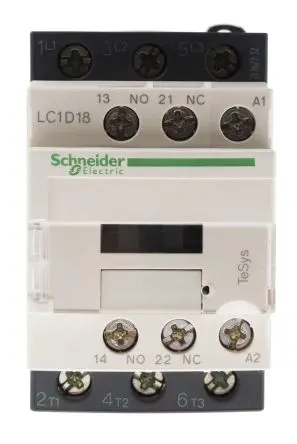 Produktfoto 1 von Schneider Electric TeSys D TeSyS D Leistungsschütz 415 V AC-Spule, 3 -polig , 690 V ac / 18 A 7,5 kW 3 Schließer