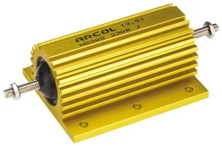 Arcol HS200 Aluminium Widerstand zur Chassismontage 220 Ω ±5 % / 200 W, Aluminium Axial → 200 °C