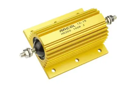 Arcol HS200 Aluminium Widerstand zur Chassismontage 100 Ω ±5 % / 200 W, Aluminium Axial → 200 °C