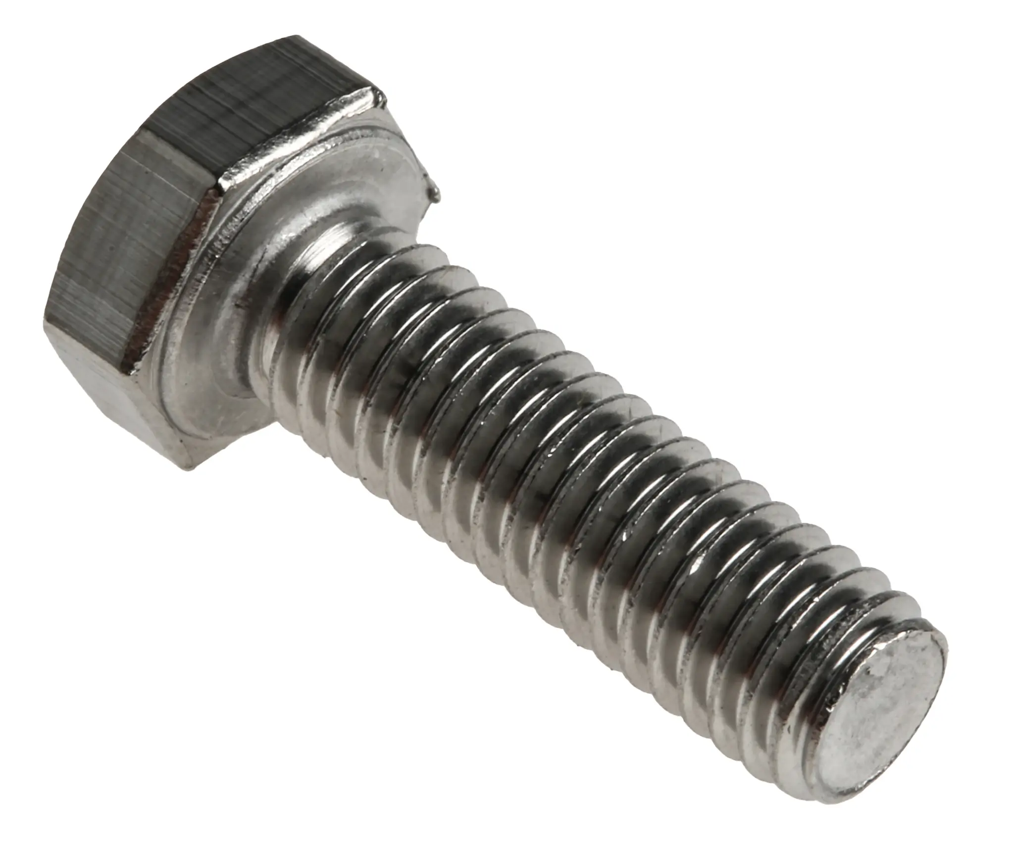 Produktfoto 1 von RS PRO x 20 mm Sechskantschraube, Edelstahl, DIN 933
