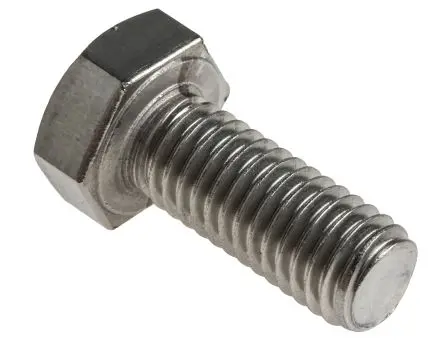 Produktfoto 1 von RS PRO M8 x 20 mm Sechskantschraube, Edelstahl, DIN 933