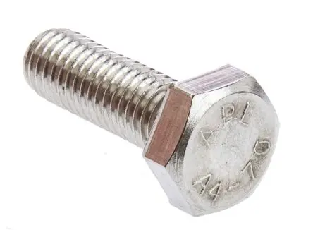 Produktfoto 1 von RS PRO M10 x 30 mm Sechskantschraube, Edelstahl, DIN 933