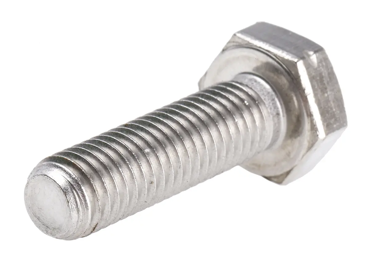 Produktfoto 1 von RS PRO x 35 mm Sechskantschraube, Edelstahl, DIN 933