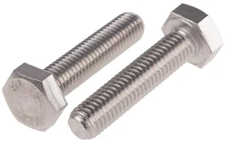 Produktfoto 1 von RS PRO M10 x 45 mm Sechskantschraube, Edelstahl, DIN 933