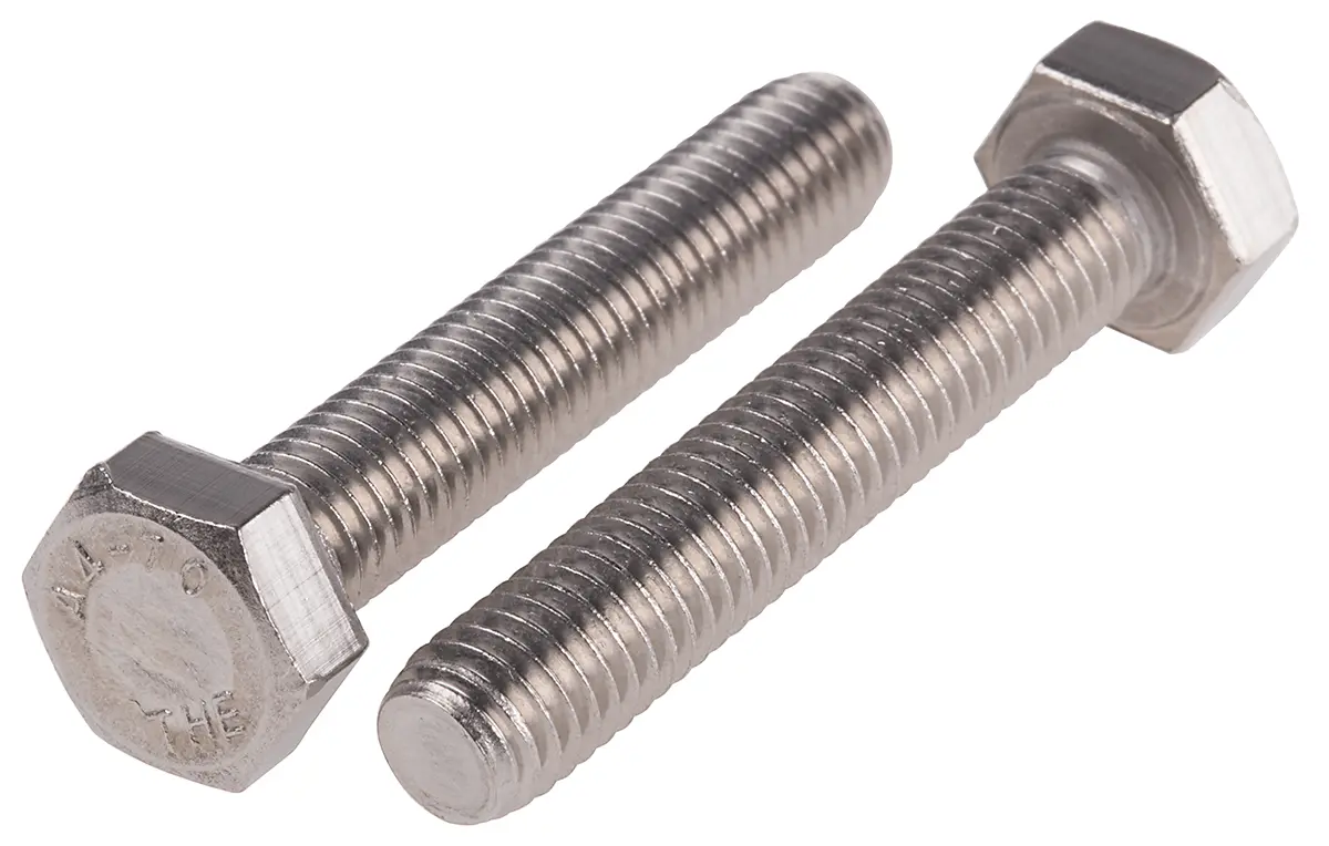 Produktfoto 1 von RS PRO x 45 mm Sechskantschraube, Edelstahl, DIN 933