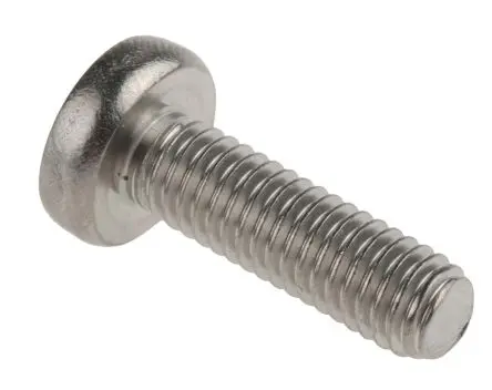 Produktfoto 1 von RS PRO Flachrund Pozidriv Maschinenschraube Edelstahl glatt 20.0 mm M6