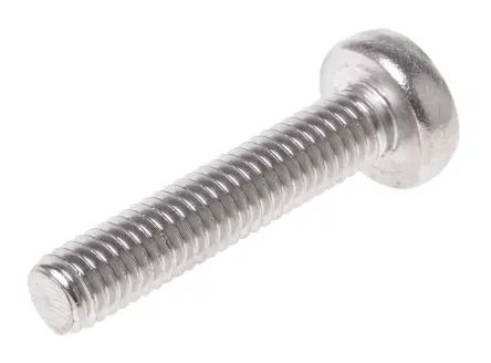 Produktfoto 1 von RS PRO Flachrund Pozidriv Maschinenschraube Edelstahl glatt 30.0 mm M6