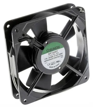 Produktfoto 1 von Sunon SP Axiallüfter, Hülse, 115V ac / 13 W 130 mA, 1800 U/min, 78.2 m³/h 120 mm 120mm 25 mm