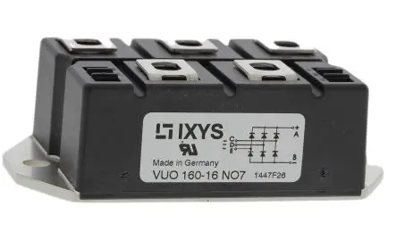 Produktfoto 1 von IXYS Brückengleichrichter-Modul 1600 V 1.95 kA Panel 1.65 V PWS E 1 Einfach 5-Pin 300 μA