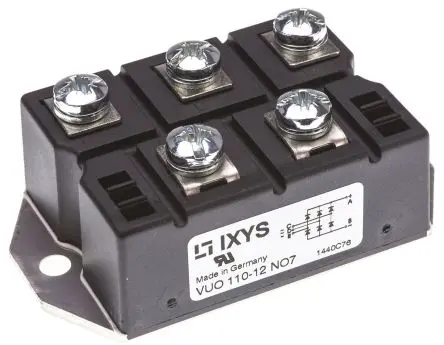 Produktfoto 1 von IXYS Brückengleichrichter-Modul 1200 V 1.3 kA Panel 1.9 V PWS E 1 Einfach 5-Pin 300 μA