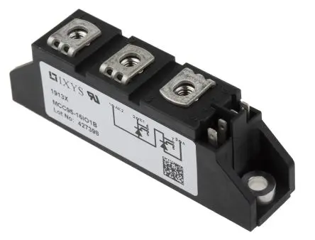 Produktfoto 1 von IXYS Zweifachthyristormodul 116 A 1600 V, Gate-Trigger 150 mA 2.4 kA 1.5 V TO-240AA 7-Pin