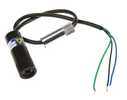 Global Laser Beta CW Lasermodul Rot, Punkt-Strahl 3R / 670 nm 3 mW CW-Laser -8 V, TTL -12V