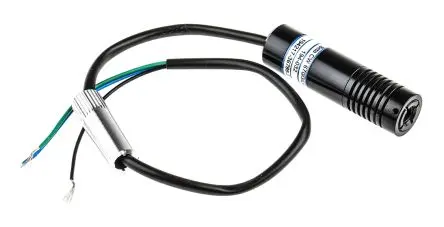 Produktfoto 1 von Global Laser Beta CW Lasermodul Rot, Punkt, Strich-Strahl 3R / 670 nm 3 mW CW-Laser -8 V, TTL -12V