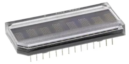 Broadcom HDSP-210x LED-Anzeige Punktmatrix 8 Zeichen, Rot 626nm 7.5mcd Zeichenbreite 2.7 mm Zeichenhöhe 4.8 mm