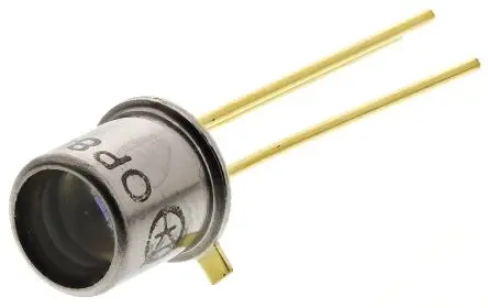 Produktfoto 1 von Optek OP800WSL Durchsteckmontage Fototransistor Infrarot 7 μs / 3000 μA, 3-Pin TO-18