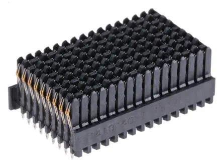 Produktfoto 1 von TE Connectivity MULTIGIG RT 2, 1.8 mm Backplane-Steckverbinder VITA 46 Mitte, 144-polig Buchse, 9-reihig, Gerade,