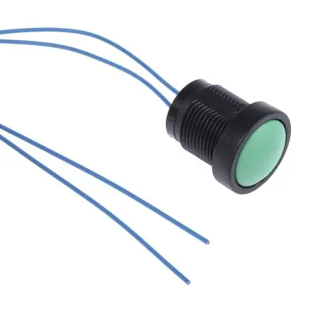 Produktfoto 1 von ITW 49-59 Druckschalter lichtdurchlässig Tastend Panel Ø 16 mm, SPST / 10A 50 V dc 250 V ac, IP67