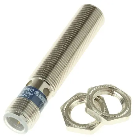 Produktfoto 1 von Telemecanique Sensors XS M12 Induktiver Näherungssensor, Gewinderohr NPN / 200mA, IP69K 240 V ac 58 V dc