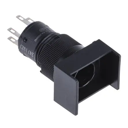Produktfoto 1 von Omron A3C Druckschalter Grün, Rot, Weiß, Gelb Beleuchtet Rastend Panel Ø 12 mm, SPST / 500mA 30 V dc 24 V ac, IP40