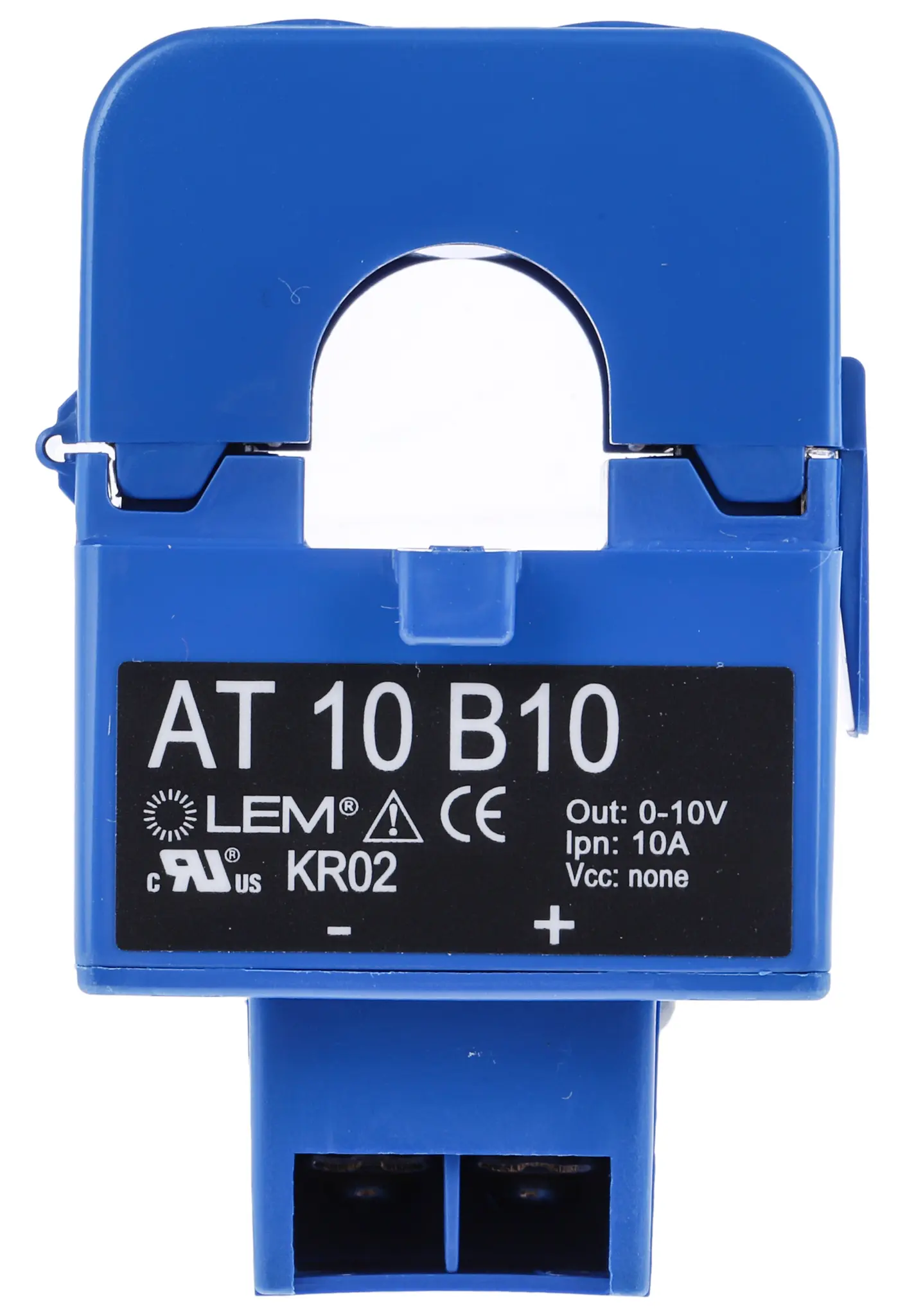 Produktfoto 1 von LEM AT Stromwandler, Kabelbinder, 10:1 10A, Leitermaß 16mm, 44.5mm x 78mm x 67mm