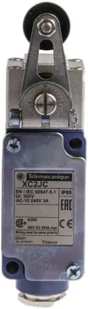 Produktfoto 1 von Telemecanique Sensors OsiSense XC Endschalter, Rollenhebel 1 Wechsler, IP65, Metall 240V ac 3A