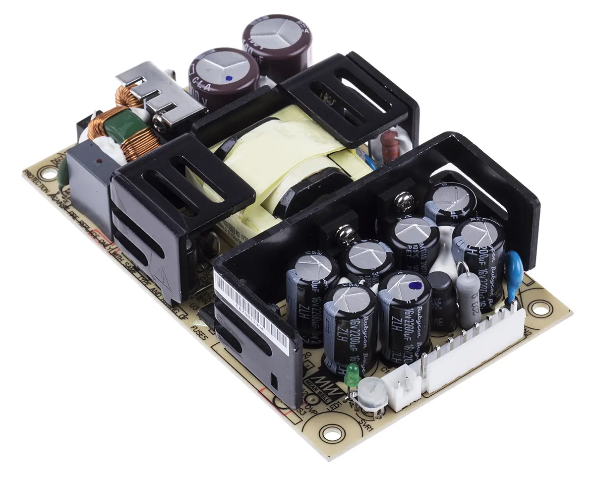 Produktfoto 1 von MEAN WELL Schaltnetzteil, 5V dc / 14A 70W 127 → 370 V dc, 90 → 264 V ac Offene Bauform,