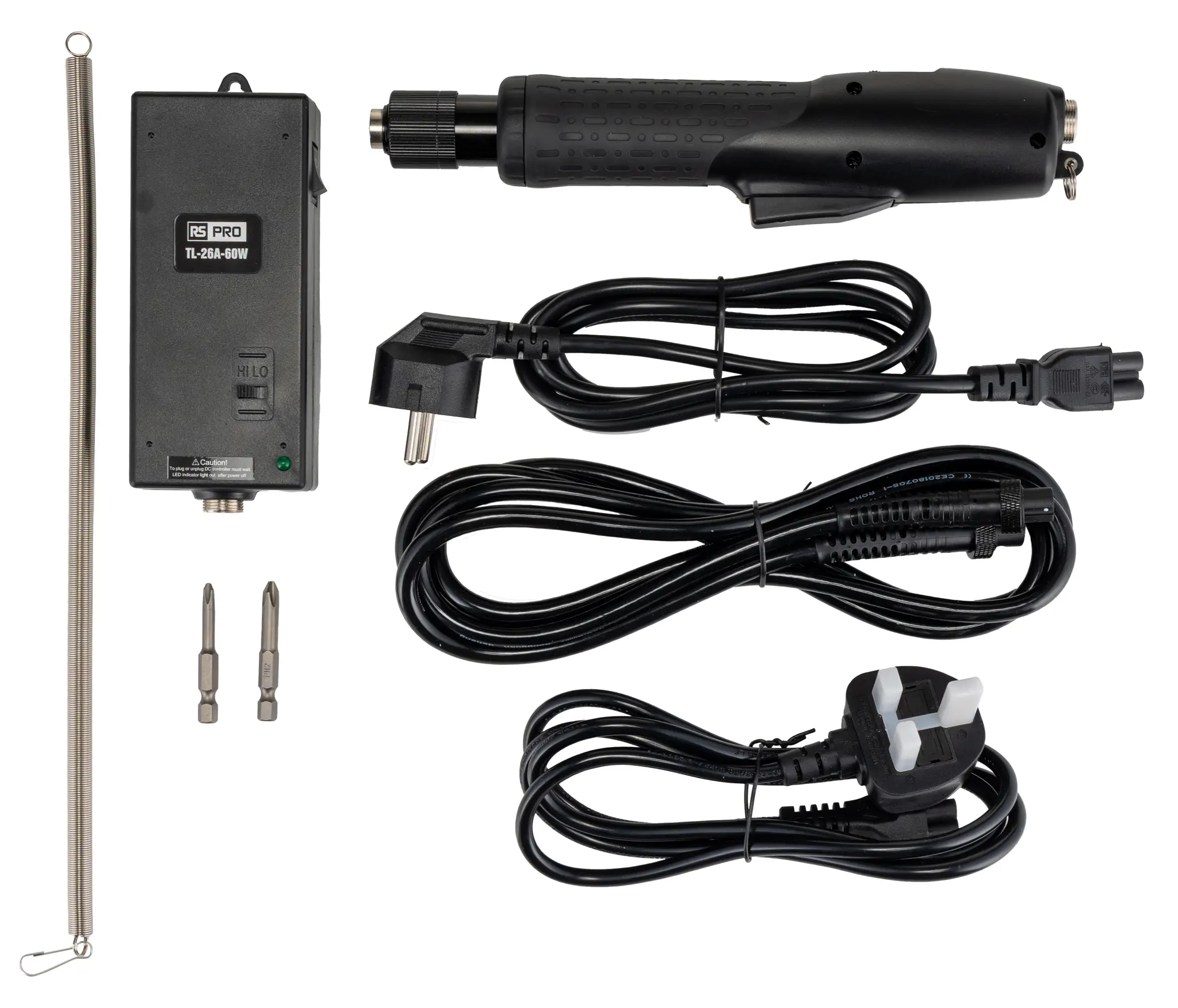 Produktfoto 1 von RS PRO Drehmoment-Elektroschrauber 240 V 700 to 1000 rpm, Typ C, Typ G