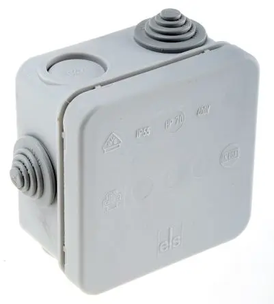 Produktfoto 1 von Spelsberg HP Polypropylen Abzweigdose IP55, Ø 26.6 mm Breite 75mm Höhe 42 mm Länge 75 mm