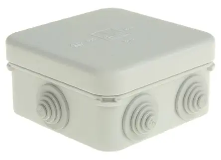 Produktfoto 1 von Spelsberg HP Polypropylen Abzweigdose Grau IP55 Breite 90mm Höhe 45 mm Länge 90 mm