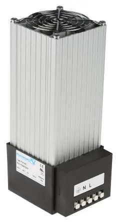 Produktfoto 1 von Pfannenberg FLH Schaltschrank-Heizung, 400W, 400W, 61 m³/h, 85 °C, 230V ac, B 85mm, T. 104 mm 60 Hz