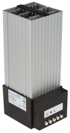 Produktfoto 1 von Pfannenberg FLH Schaltschrank-Heizung, 400W, 400W, 61 m³/h, 85 °C, 230V ac, B 85mm, T. 104 mm 60 Hz