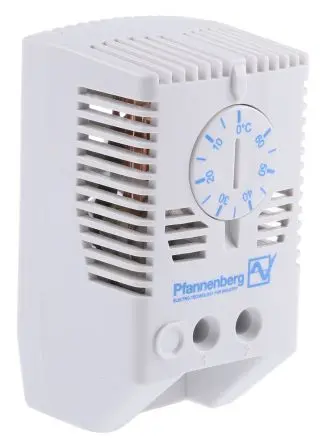 Produktfoto 1 von Pfannenberg FLZ Schaltschrank-Thermostat Nein, 60 °C, 0 °C 120V ac