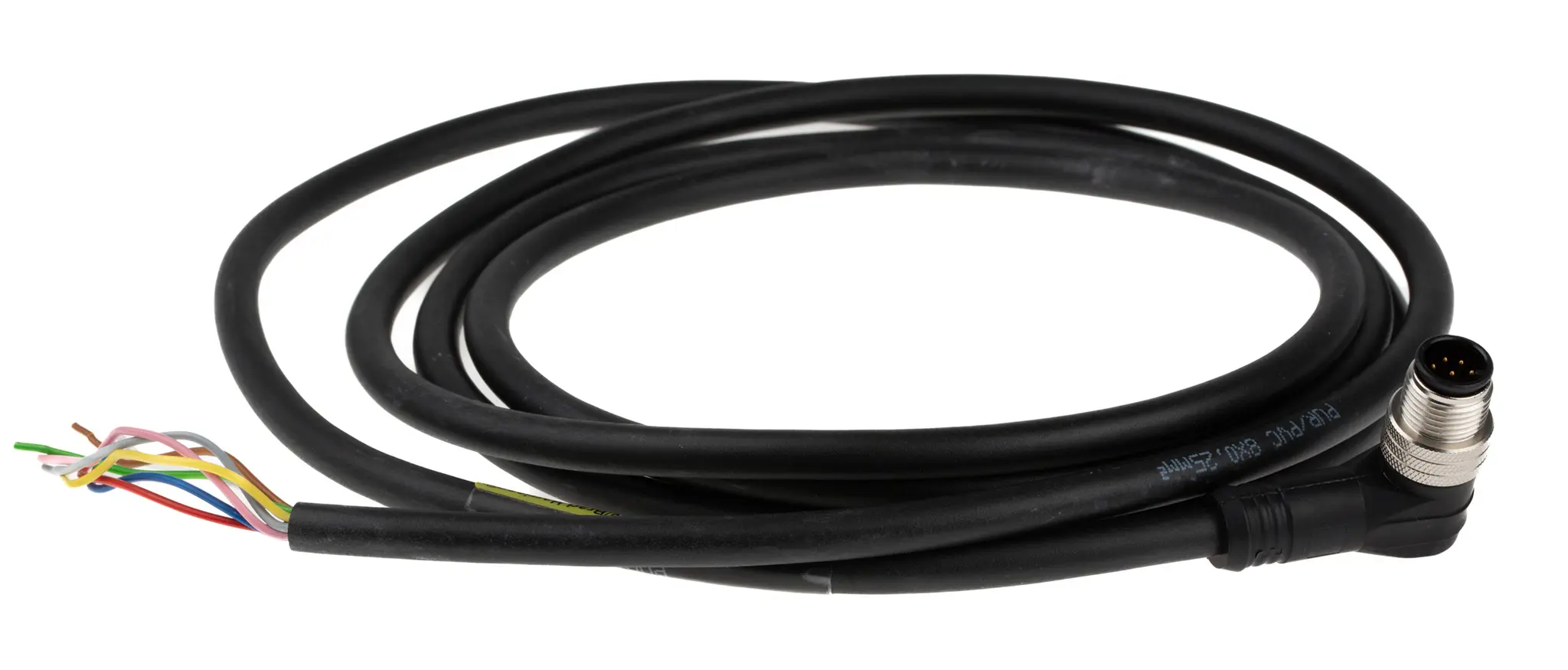 Produktfoto 1 von Molex Micro-Change, 8-polig Sensor-Betätigungselementkabel, Rechtwinklig Stecker / Nicht abgeschlossen, Länge 2 m