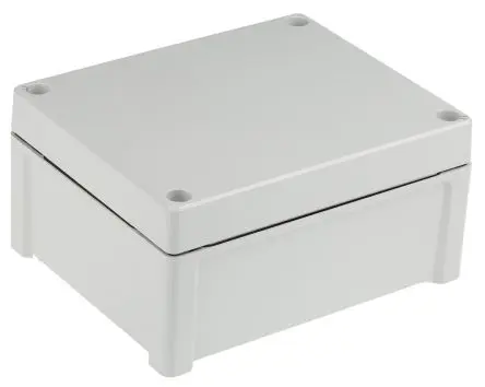 Produktfoto 1 von Fibox TEMPO; Gehäuse; ABS; Grau; IK07 IP65 Breite 163.2 mm Höhe 98.4 mm Länge 201.2 mm