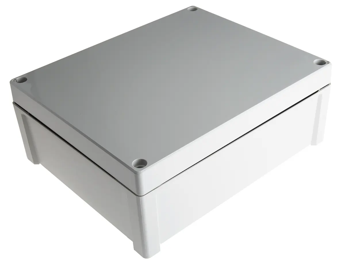 Produktfoto 1 von Fibox TEMPO; Gehäuse; ABS; Grau; IK07 IP65 Breite 239 mm Höhe 107.4 mm Länge 289 mm
