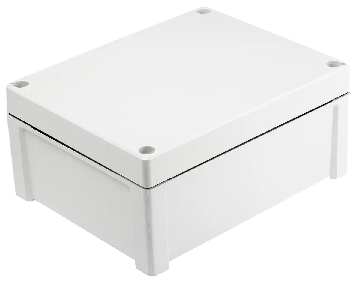 Produktfoto 1 von Fibox TEMPO; Gehäuse; ABS; Grau; IK07 IP65 Breite 191 mm Höhe 107.4 mm Länge 240 mm