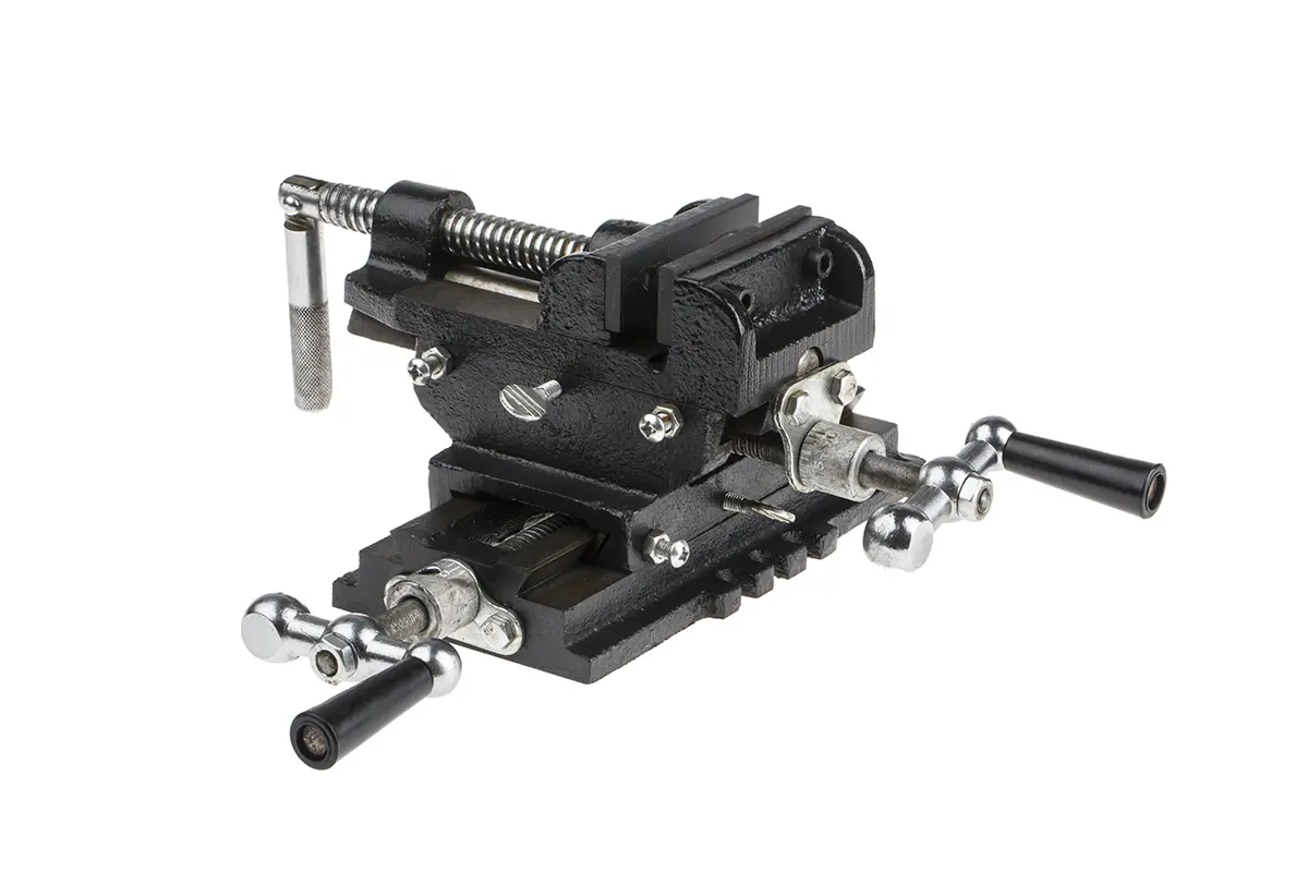 Produktfoto 1 von RS PRO Fräs-Schraubstock, Spannnweite 72 mm x Breite 72 mm, 6.6 kg