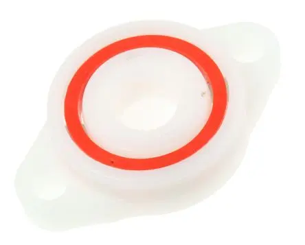 BNL 2-Loch Lagereinheit aus Acetal, Edelstahl, Innen-Ø 10 mm, 32mm x 50 mm