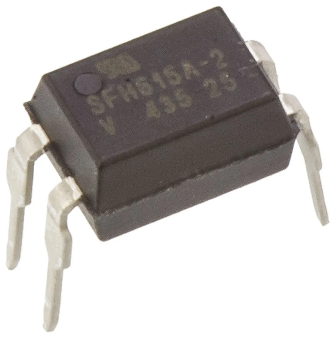 Produktfoto 1 von Vishay SFH THT Optokoppler DC-In / Transistor-Out, 4-Pin PDIP, Isolation 5,3 kV eff