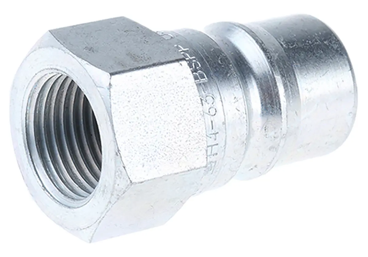 Produktfoto 1 von Parker 60 Hydraulik-Schnellkupplung Buchse Stahl, 1/2 in