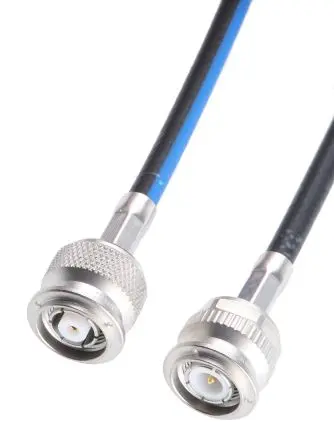 Produktfoto 1 von Huber+Suhner Reverse TNC Koaxialkabel Stecker, 50 Ω Stecker, 5 m, RP-TNC / TNC, Blau, Schwarz