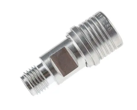 Produktfoto 1 von Huber+Suhner HF Adapter, 50 Ω, Gerade, 6GHz Stecker Buchse, Koaxial Nennspannung
