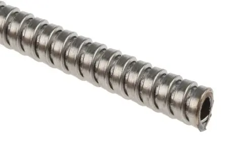 Kopex KSU Kabelrohr Unbeschichtet Edelstahl 304, Ø 5 mm nom., Metallisch x 20 m IP40