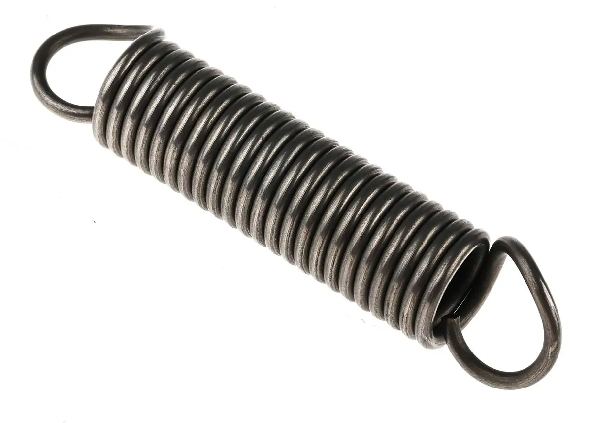 Produktfoto 1 von RS PRO Verlängerungsfeder Stahl L.: 85.5 mm x Aussenø 18 mm Außen-ø , Draht ø 2.5 mm 237 N Federhärte 4.27 N/mm