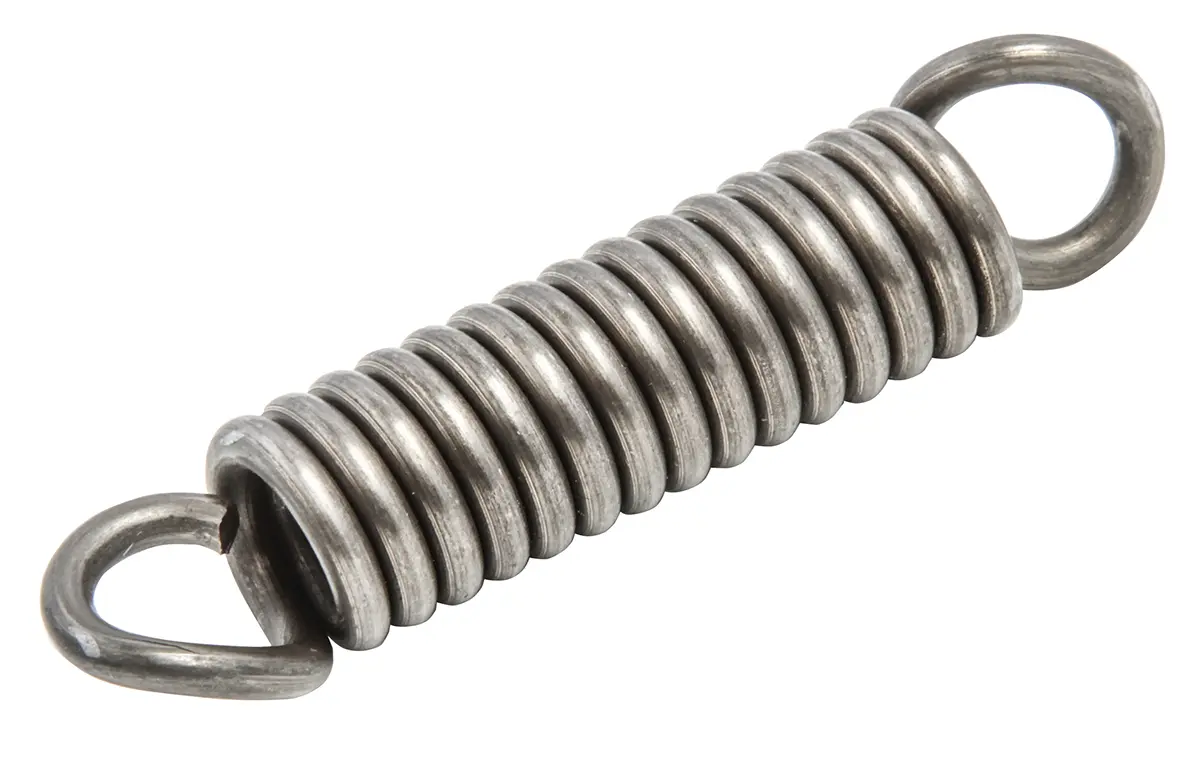 Produktfoto 1 von RS PRO Verlängerungsfeder Stahl L.: 61 mm x Aussenø 14 mm Außen-ø , Draht ø 2.8 mm 400 N Federhärte 27.9 N/mm