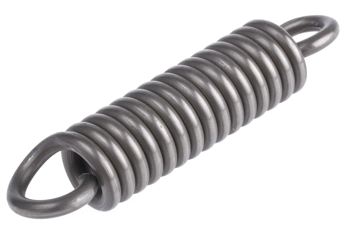 Produktfoto 1 von RS PRO Verlängerungsfeder Stahl L.: 78.5 mm x Aussenø 18 mm Außen-ø , Draht ø 3.6 mm 630 N Federhärte 35.8 N/mm